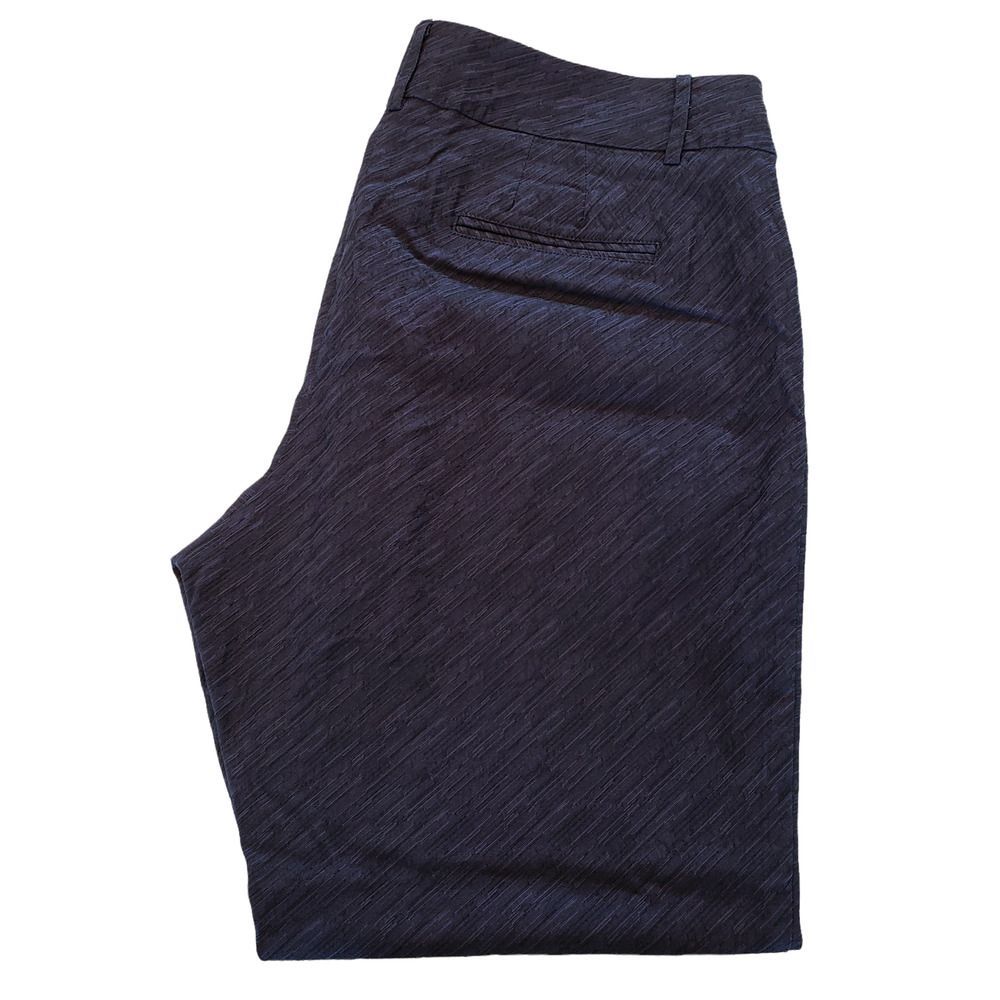 Margaret M Slimming Front Cropped Pants Navy/Black Women's Size 2X - Picture 8 of 10